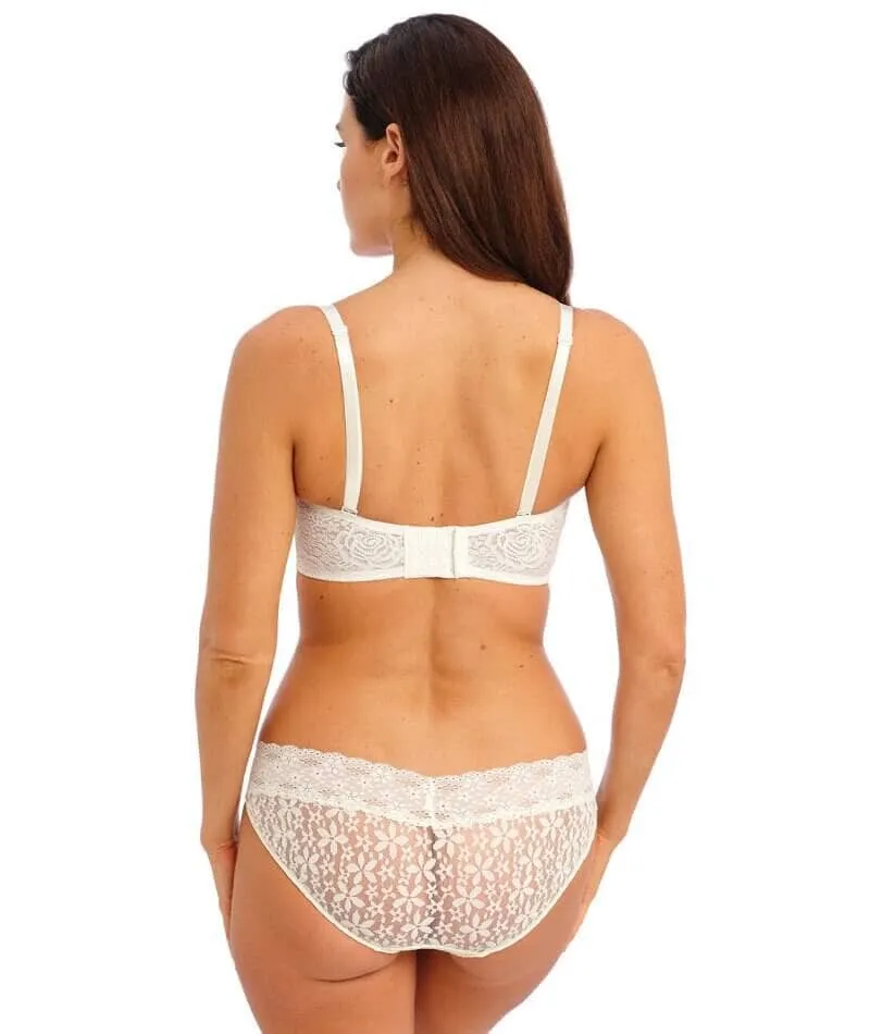 Wacoal Halo Lace Strapless Bra - Ivory