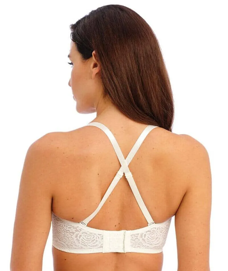 Wacoal Halo Lace Strapless Bra - Ivory
