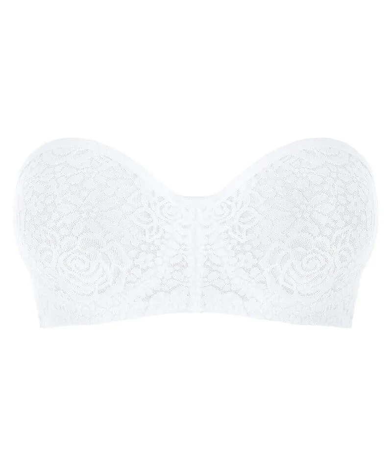 Wacoal Halo Lace Strapless Bra - Ivory