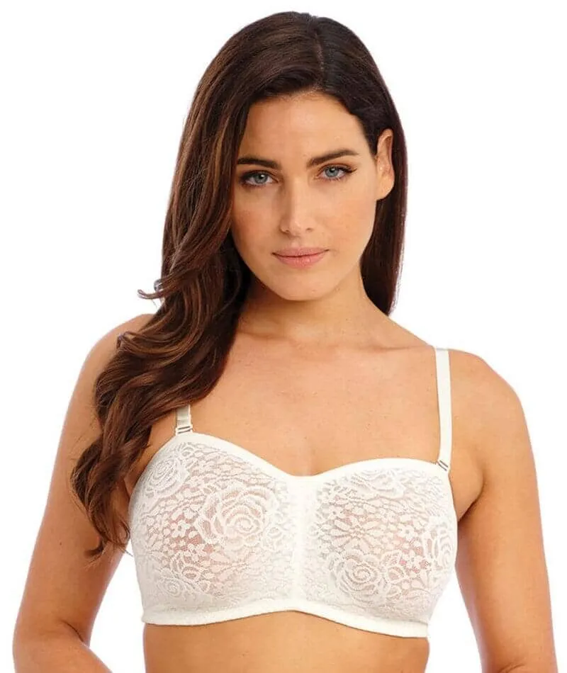 Wacoal Halo Lace Strapless Bra - Ivory
