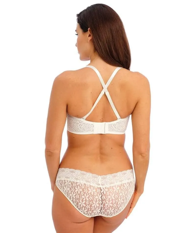 Wacoal Halo Lace Strapless Bra - Ivory