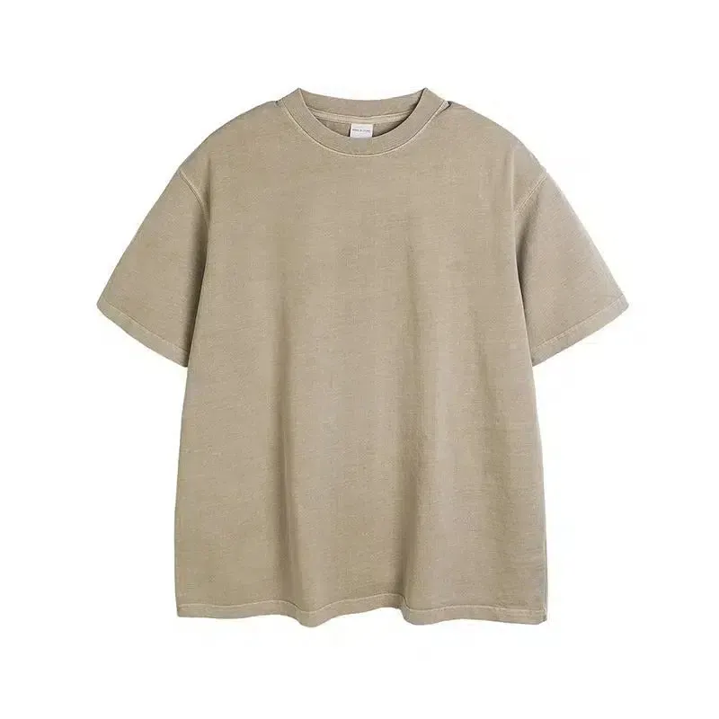 Washed Oversize Short Sleeve Pullover