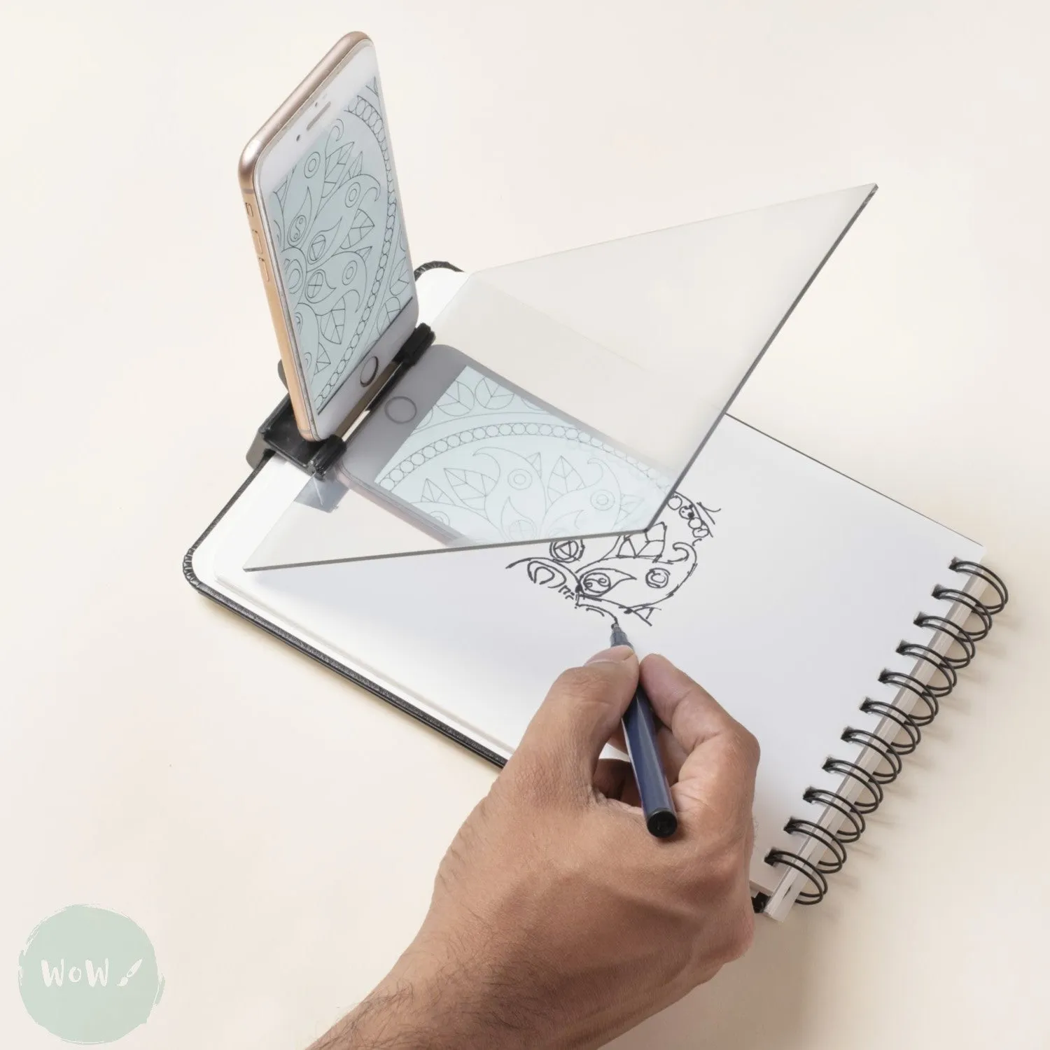 WATERCOLOUR PAPER - Hardback Book - SPIRAL BOUND -- VIVIVA COLORS  - EASY-SKETCH - A5 Landscape & Mirror