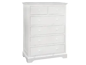 Waterford 6 Drawer Chest - White