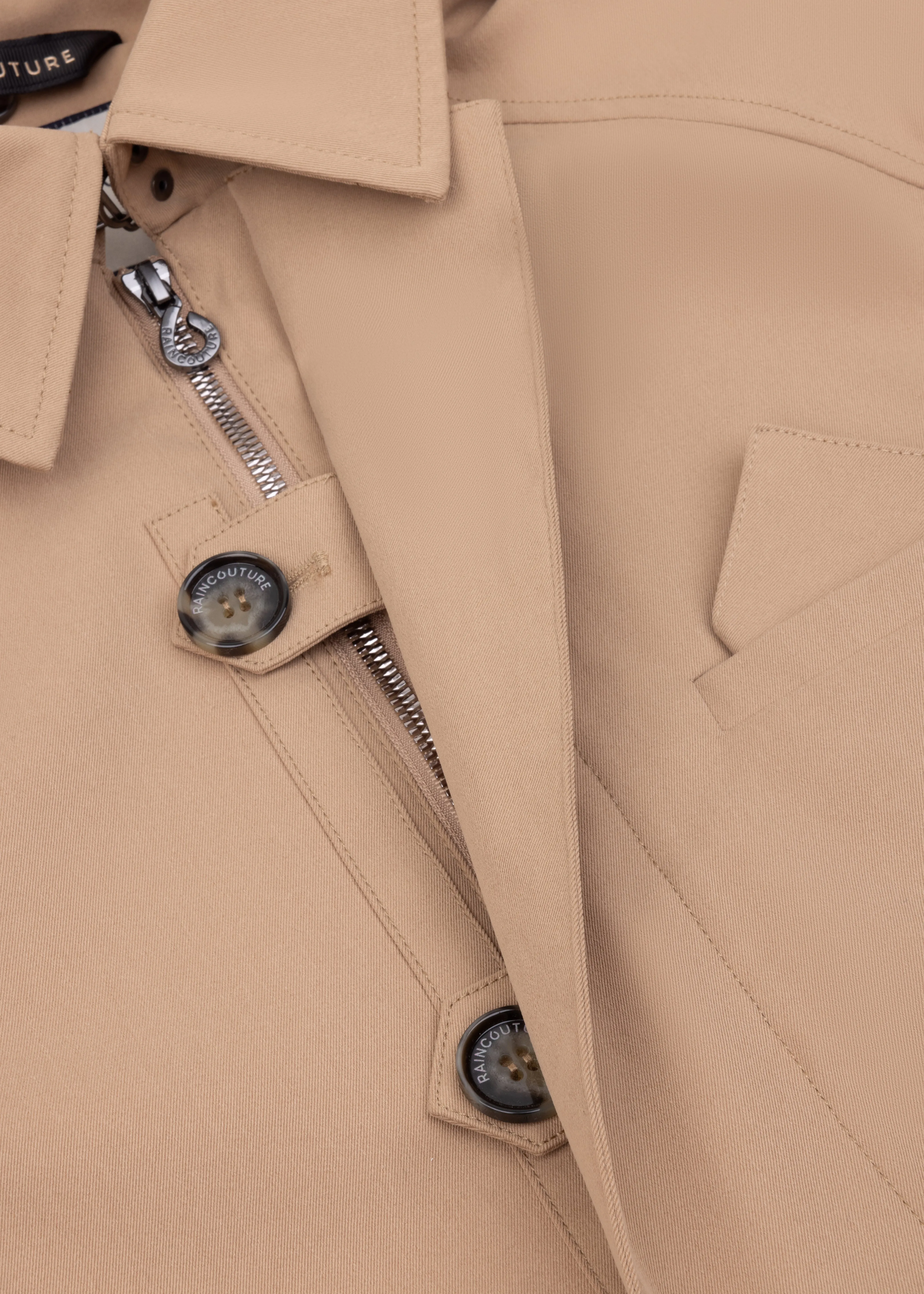 Waterproof Straight Fit Trenchcoat  | Camel
