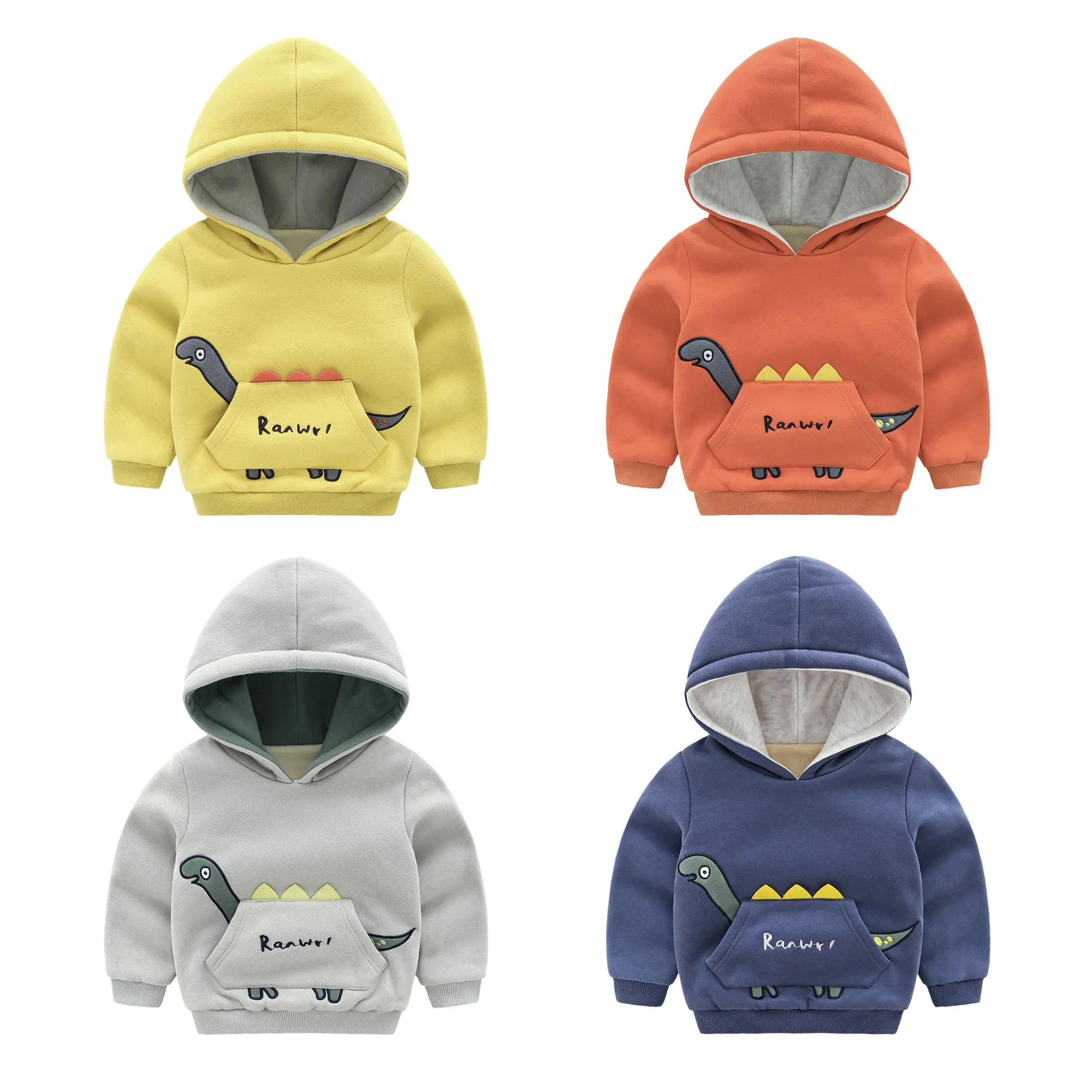 Wear it alone Dinosaur Hooded SweatShirt