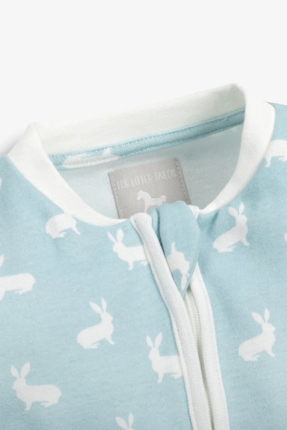 Welcome Little Baby Gift Set, sky blue hare print