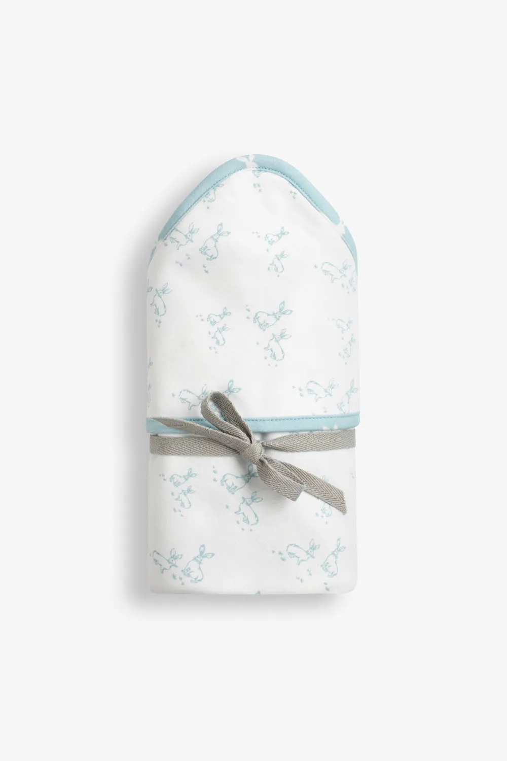 Welcome Little Baby Gift Set, sky blue hare print