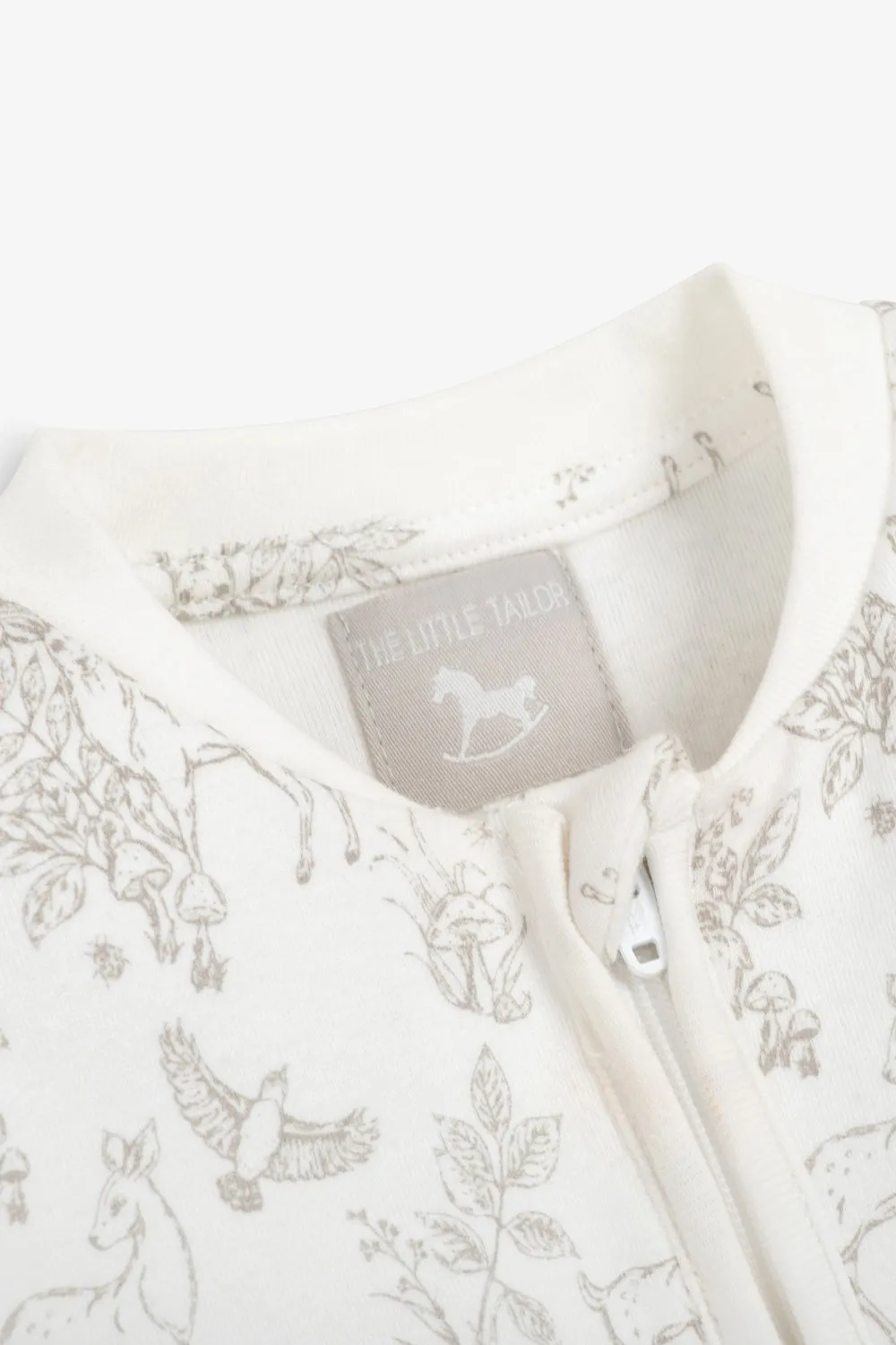 Welcome Little Baby Gift Set, white woodland print