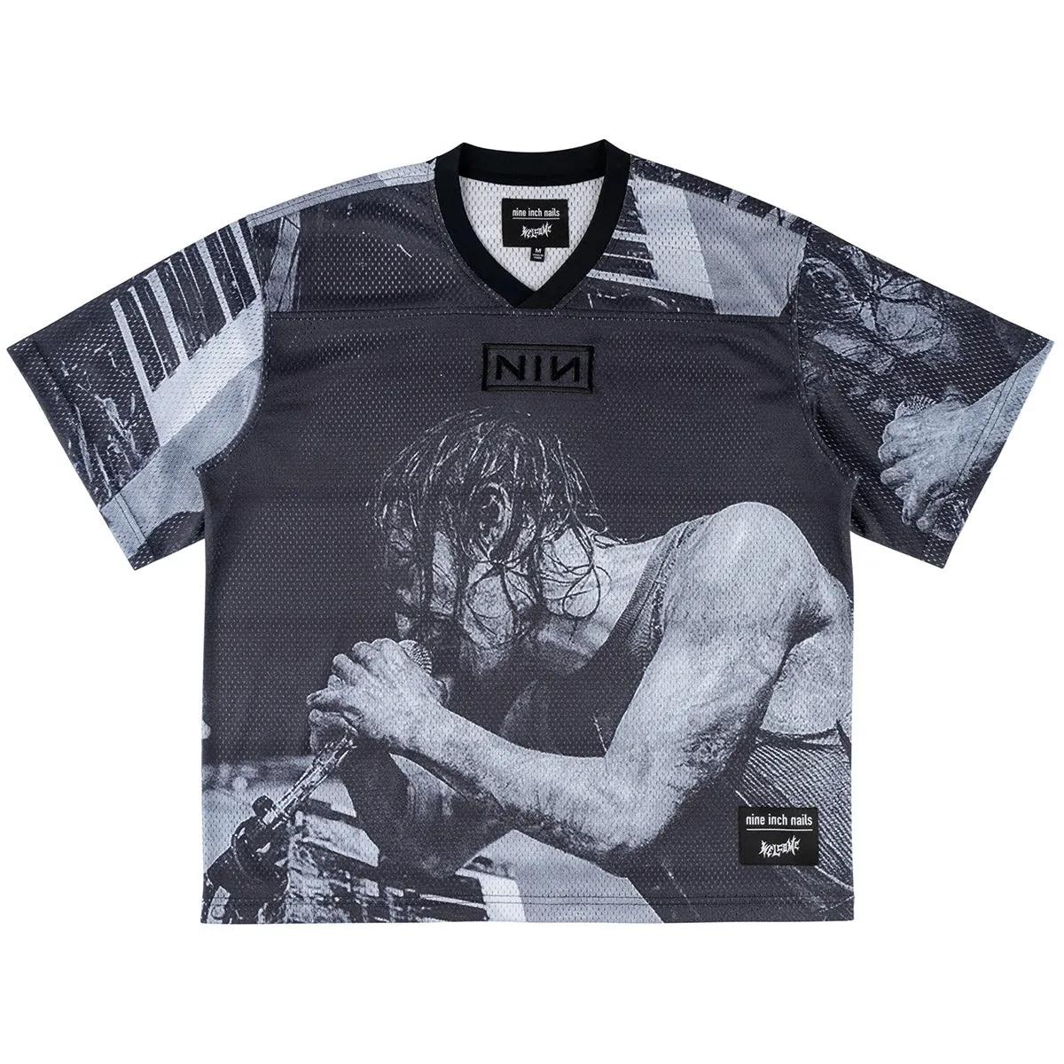 Welcome - X Nine Inch Nails Closer Mesh Football Jersey