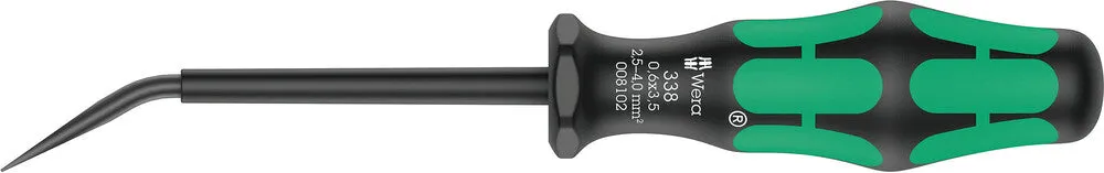 Wera 05008102001 338 Actuation tool for terminal blocks (spring cages), 0.6 x 3.5 x 81 mm