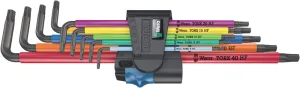 Wera 05024470001 967/9 TX XL Multicolour HF 1 L-key set with holding function, long, 9 pieces
