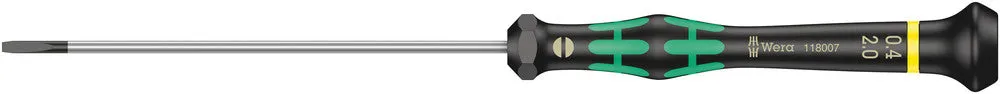 Wera 05117995001 2035 Screwdriver for slotted screws for electronic applications, 0.50 x 3 x 50 mm