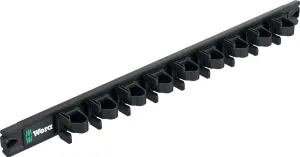Wera 05136414001 9611 Magnetic rail Kraftform screwdriver, for up to 9 Kraftform screwdrivers, empty