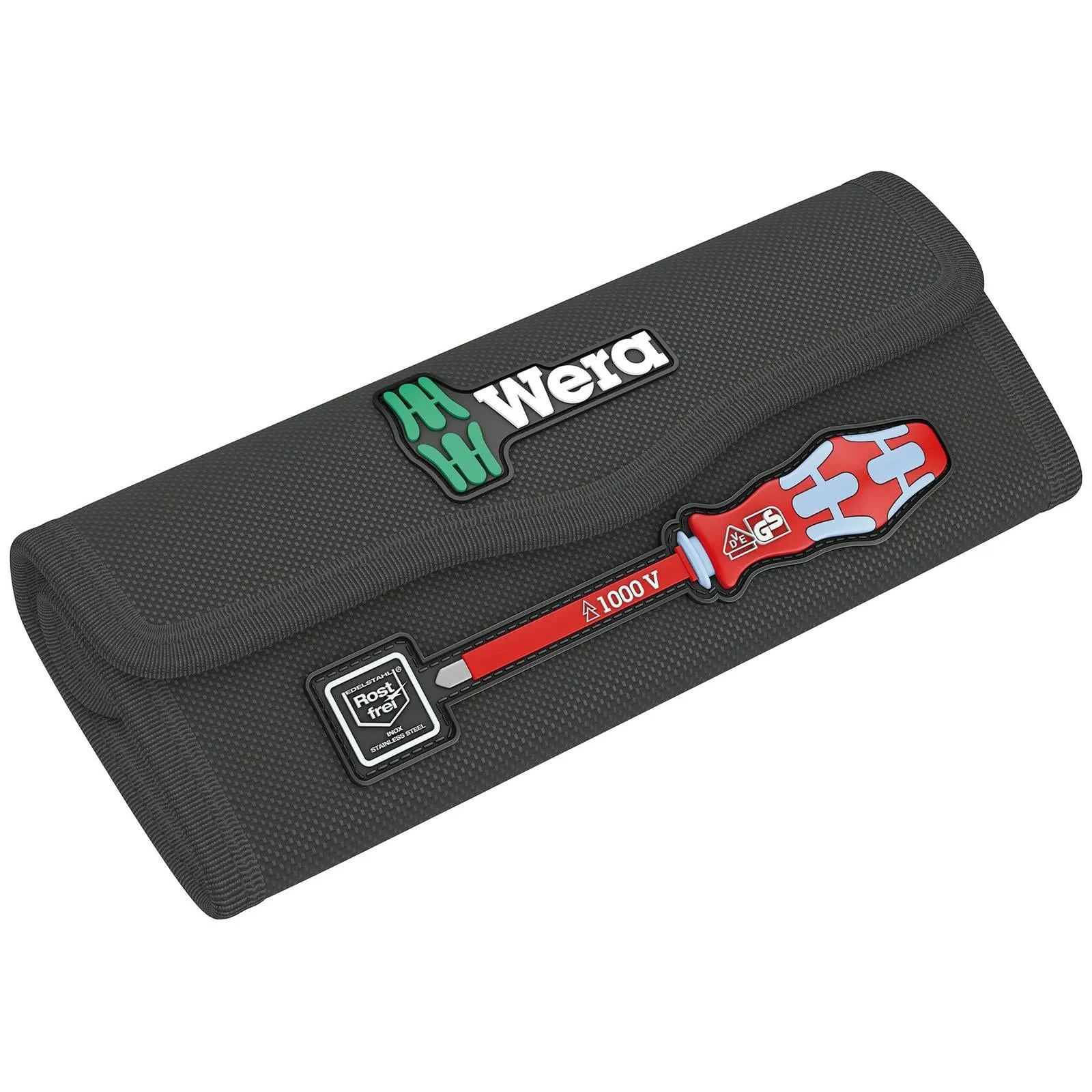 Wera Interchangeable VDE Screwdriver Set Kraftform Kompakt VDE Stainless 17 Extra Slim 1 Tool Finder 17 Pieces