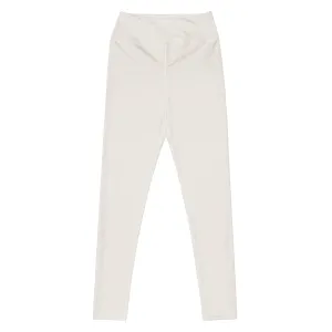 Whisper White Yoga Leggings