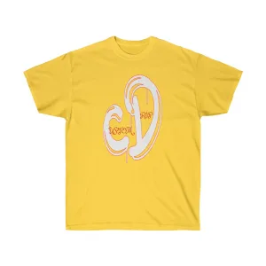WHITE & RED CUSTOM DRIP LOGO Unisex Ultra Cotton Tee