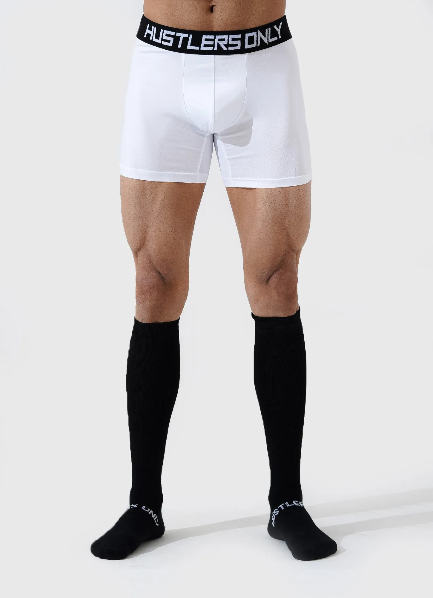 White Soft Boxer Briefs for Men