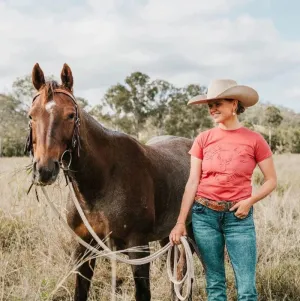 Wild Lace Tee Womens Dusty Collection