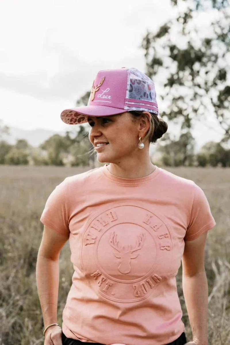 Wild Lace Tee Womens Dusty Collection