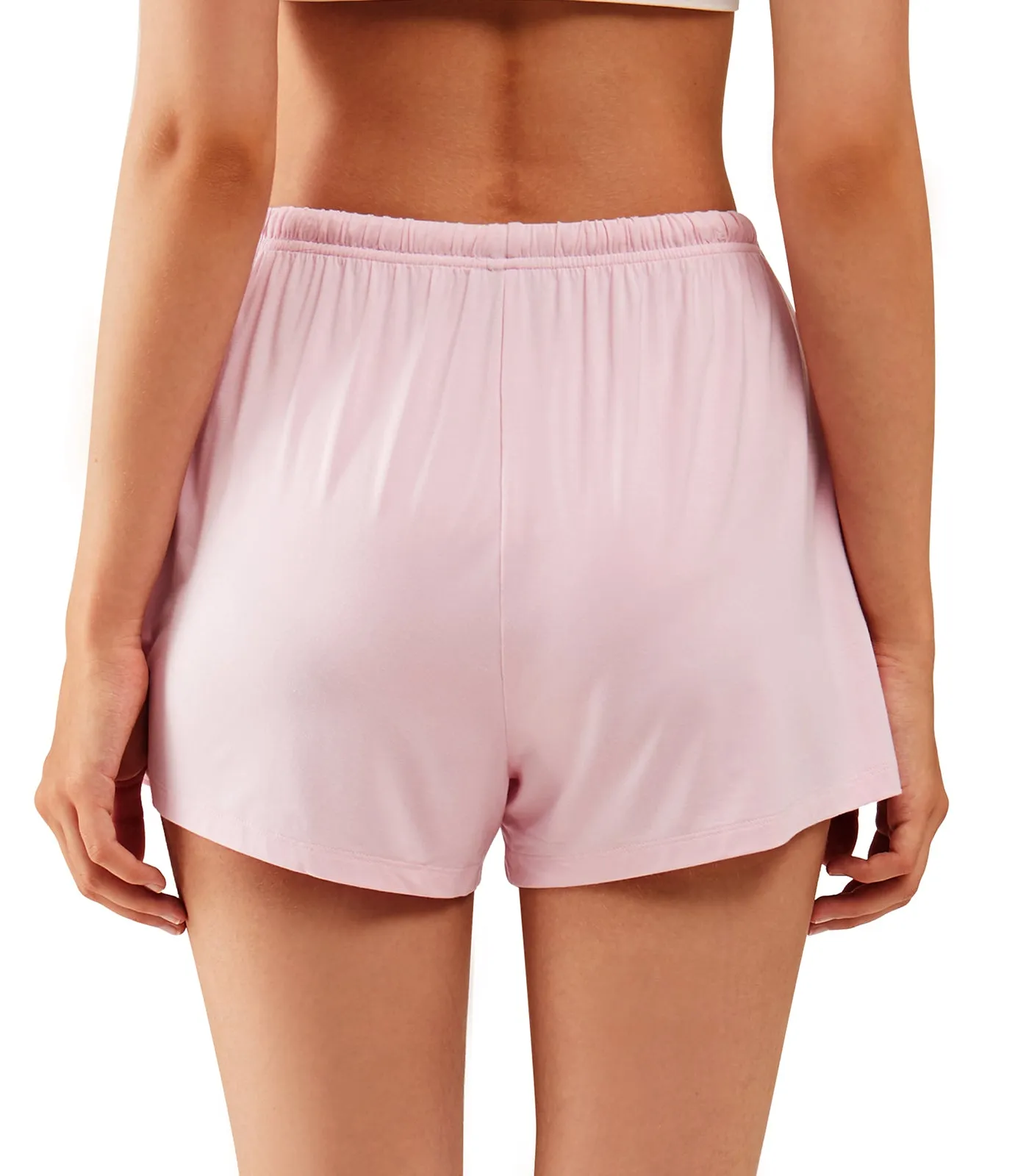 WiWi Bamboo Lounge Shorts for Women Soft Bottoms with Pockets