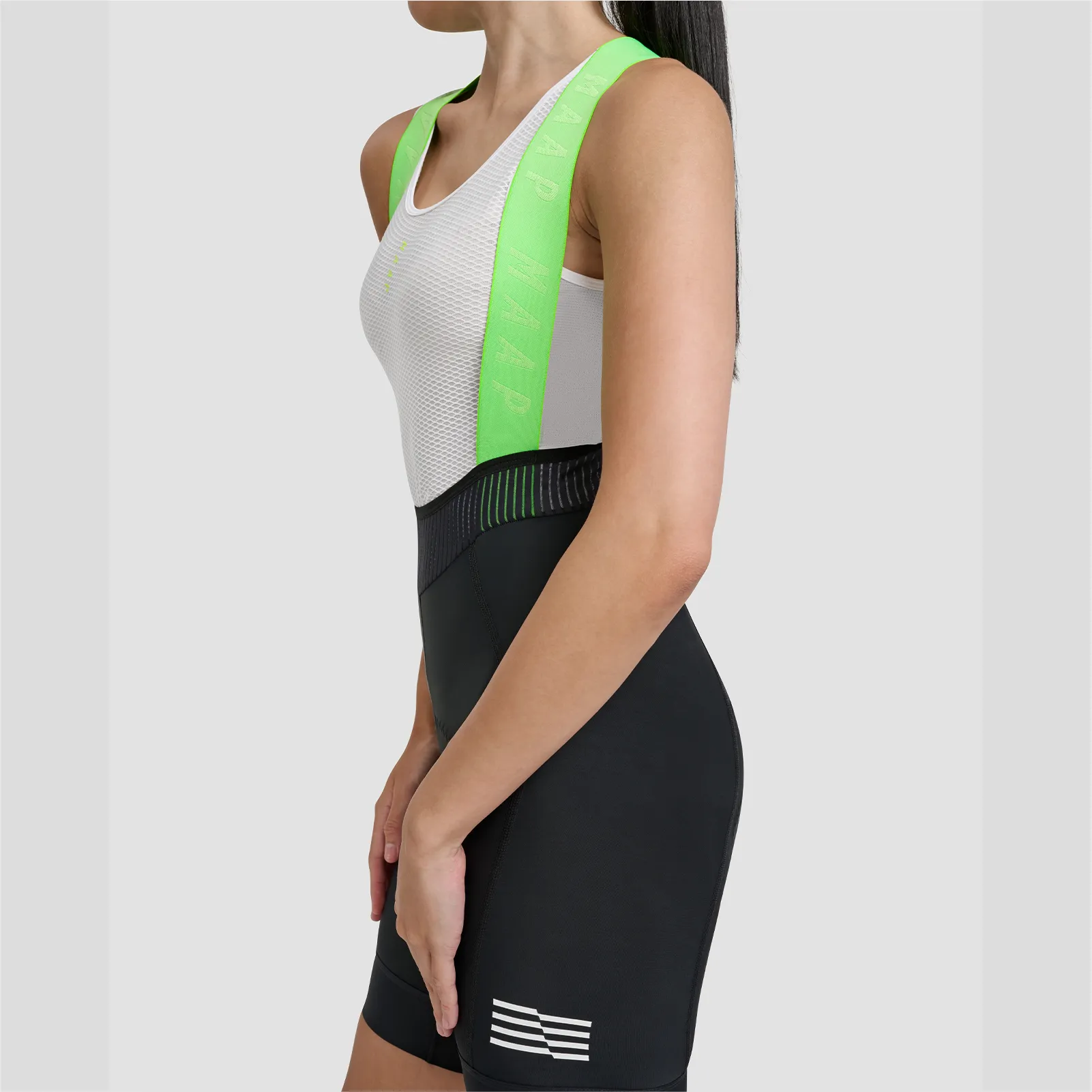 Women's Eclipse Team Bib Evo Black/Fluro Green