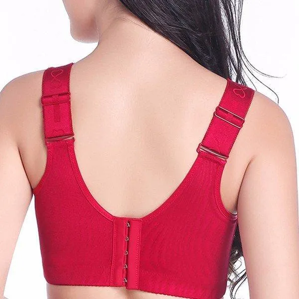 Women's Plus Size Big Cups Wireless Push Up Bra