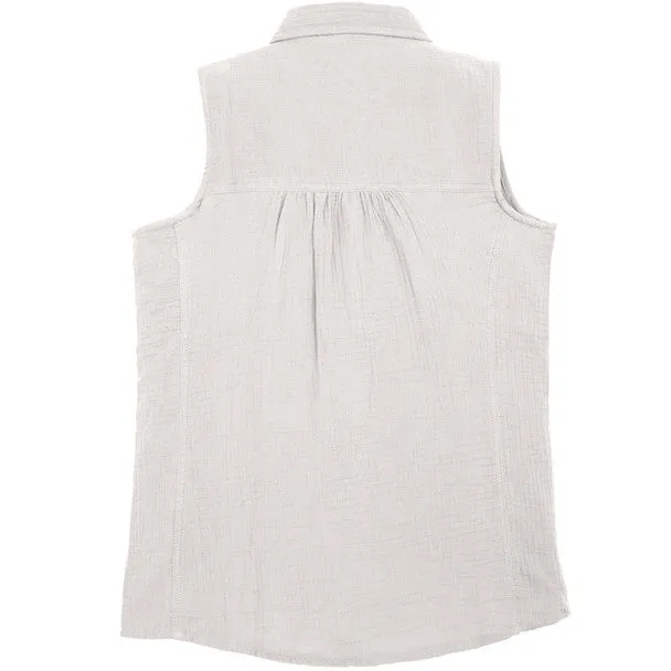 Women's Regina Gauze Sleeveless Top - 20200