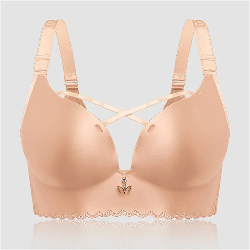 Women's Soft Comfy Wireless Bras - Blue