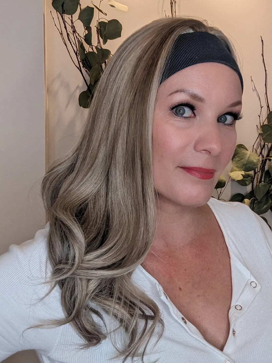 Workout Wig Human Hair | Beige Blonde | Hand-Tied
