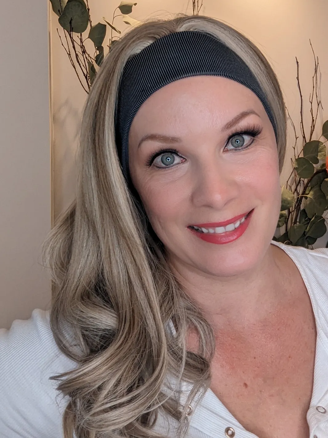 Workout Wig Human Hair | Beige Blonde | Hand-Tied