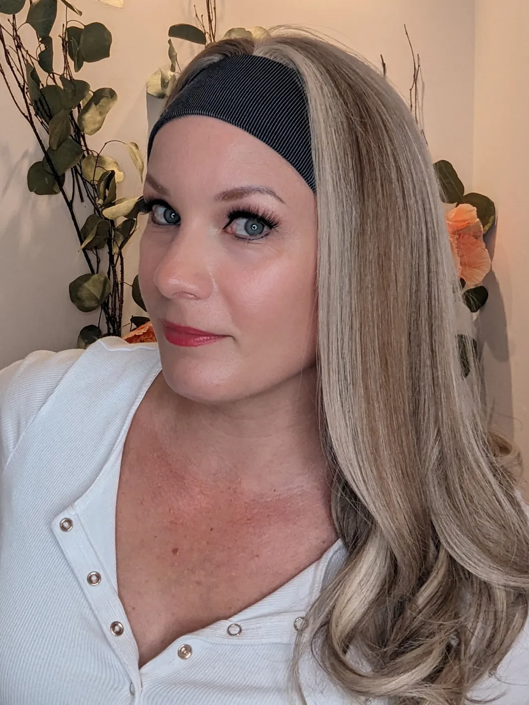 Workout Wig Human Hair | Beige Blonde | Hand-Tied