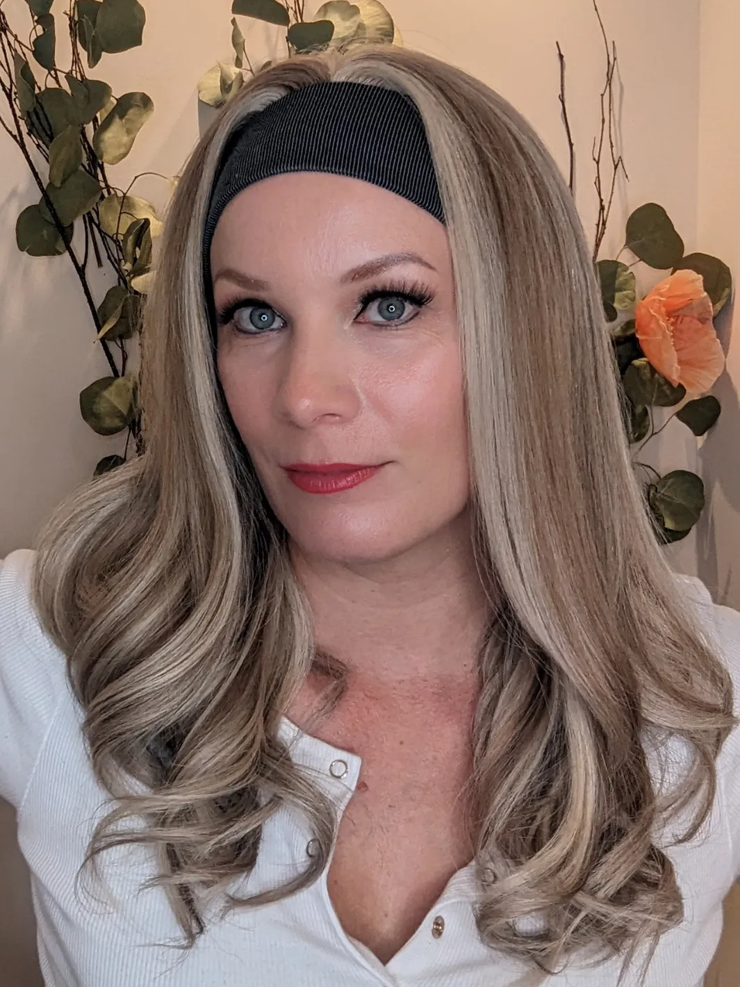 Workout Wig Human Hair | Beige Blonde | Hand-Tied