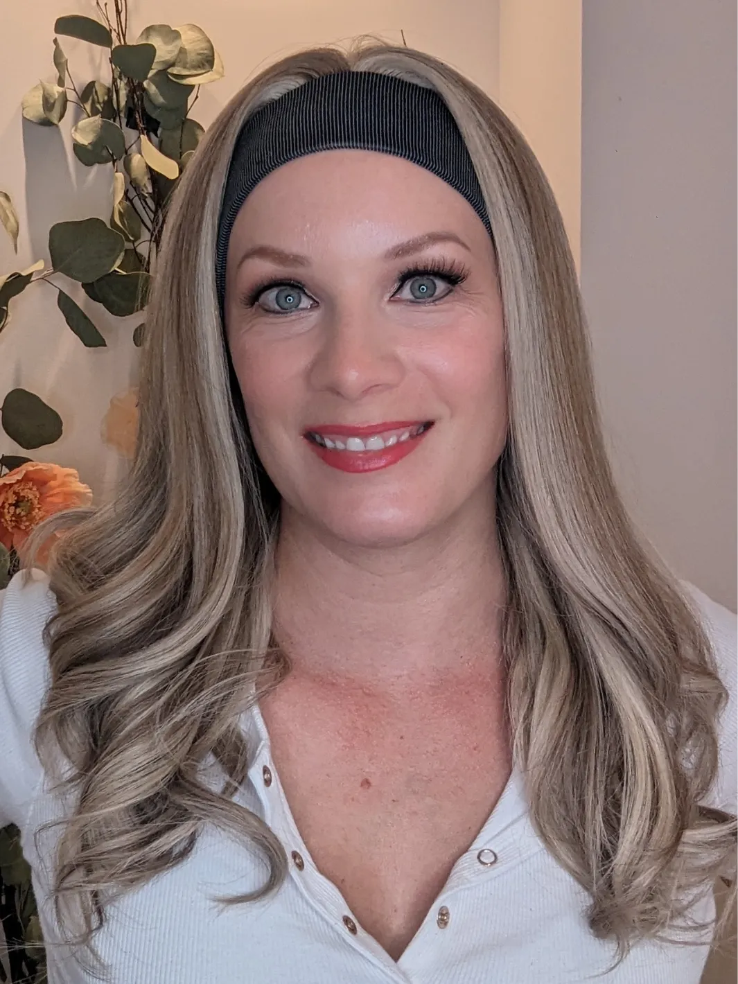 Workout Wig Human Hair | Beige Blonde | Hand-Tied