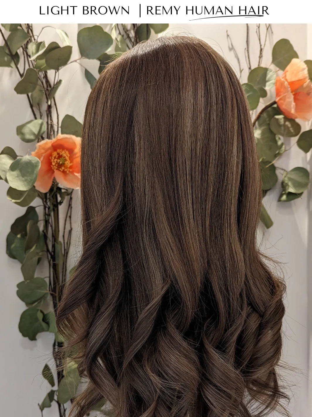 Workout Wig Human Hair | Light Brown | Hand-Tied