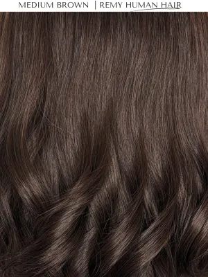 Workout Wig Human Hair | Medium Brown | Hand-Tied