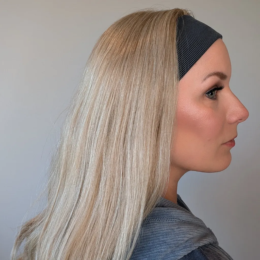 Workout Wig Human Hair | Natural Blonde | Hand-Tied