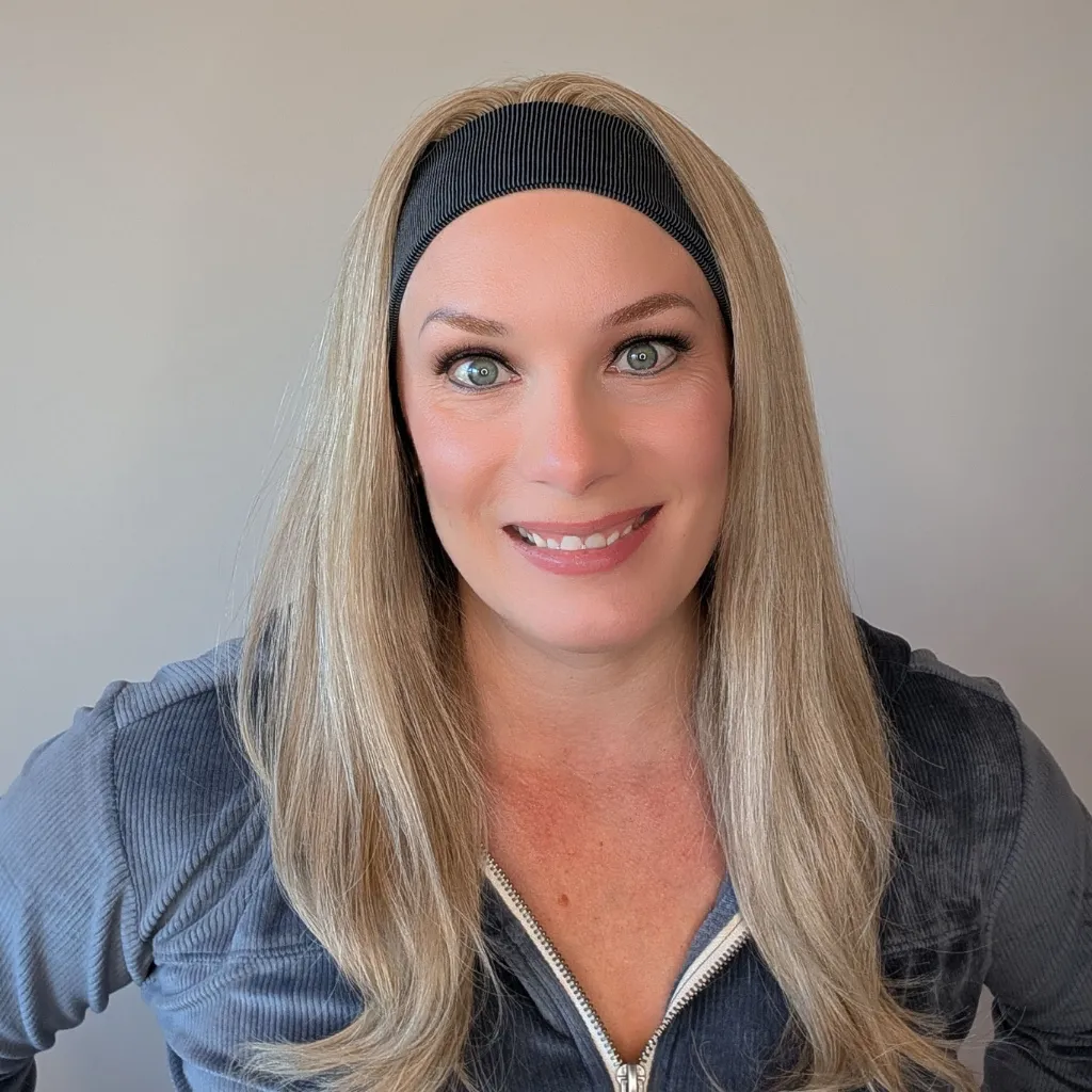 Workout Wig Human Hair | Natural Blonde | Hand-Tied