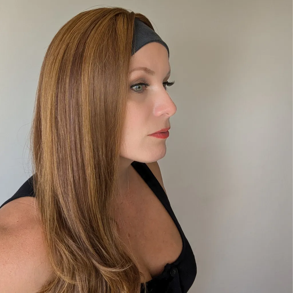 Workout Wig Human Hair | Natural Red | Hand-Tied