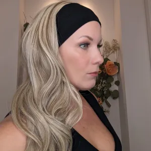 Workout Wig Luxury Synthetic  | Beige Blonde | Hand-Tied