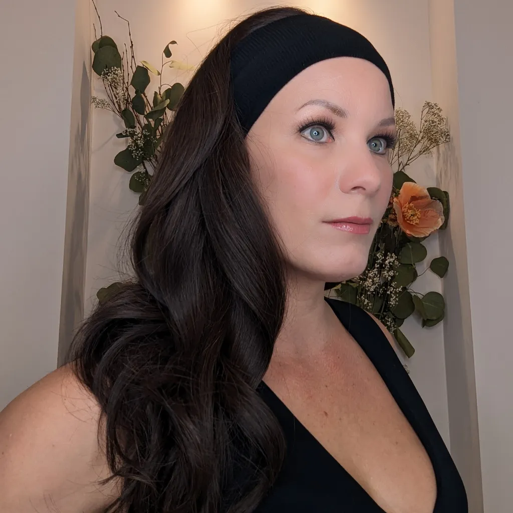Workout Wig Luxury Synthetic | Dark Brown | Hand-Tied