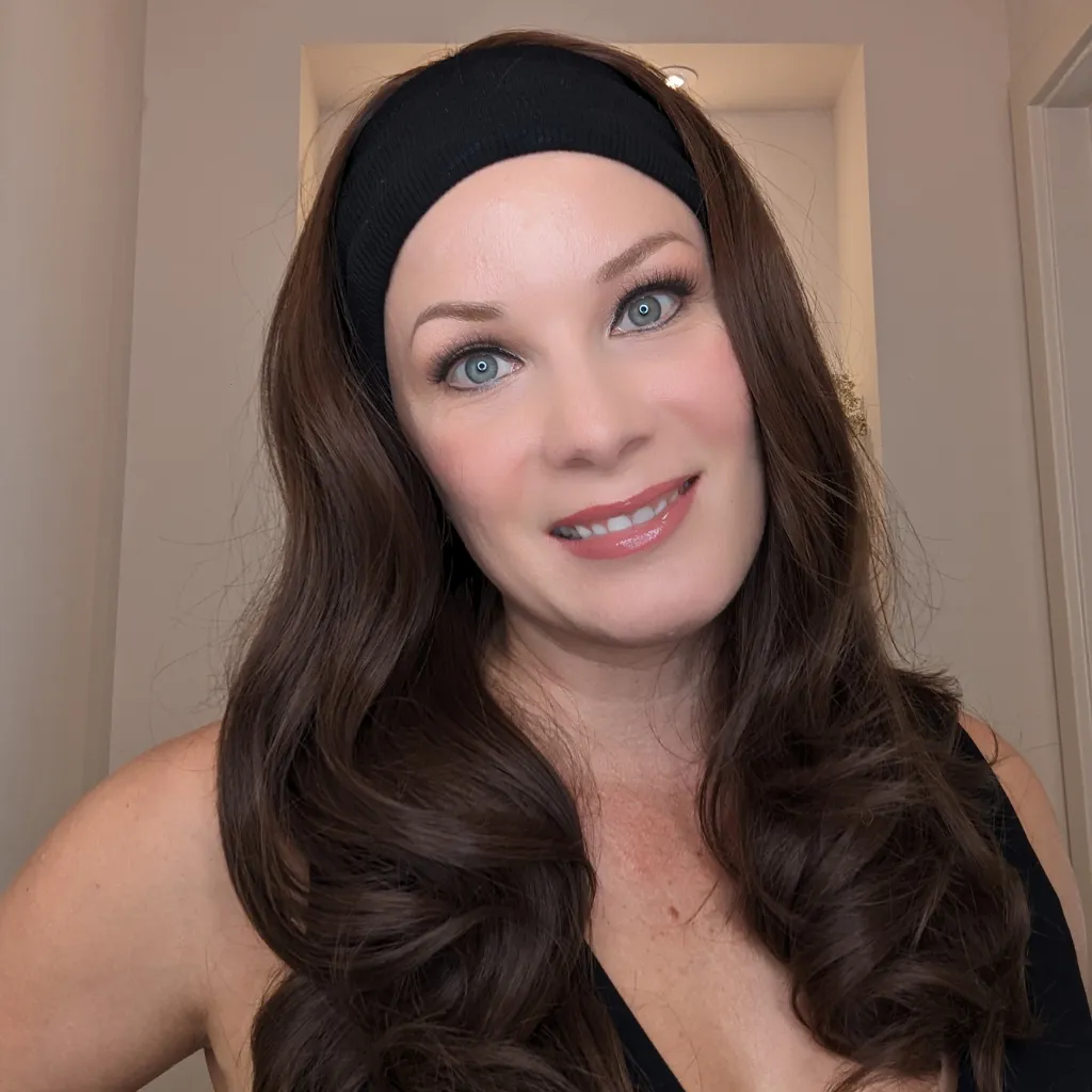 Workout Wig Luxury Synthetic | Medium Brown | Hand-Tied