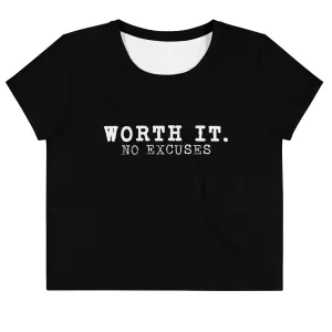 Worth It Loose Crop Tee